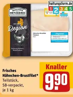 REWE Metzgerei Wilhelm Brandenburg Hähnchen Brustfilet Angebot