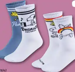 REWE Center Peanuts Kinder Crew Socken 2-er Set Angebot