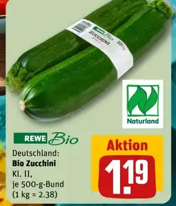 REWE Rewe Bio Bio-Zucchini Angebot