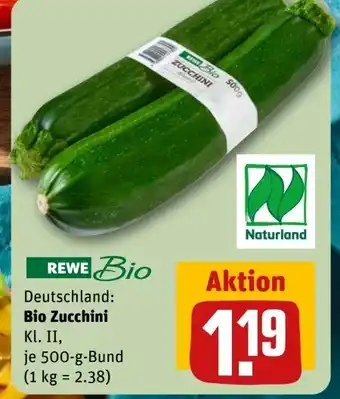 REWE Rewe Bio Bio-Zucchini Angebot