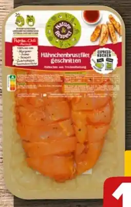 REWE Nature & Respect Hähnchen-Brustfilets mariniert Angebot