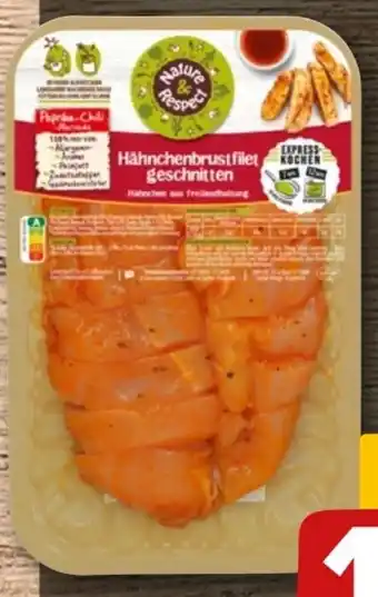 REWE Nature & Respect Hähnchen-Brustfilets mariniert Angebot