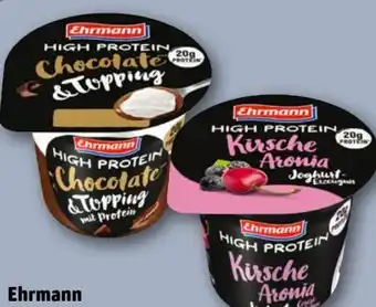 REWE Ehrmann High Protein Joghurt Kirsche Aronia Angebot