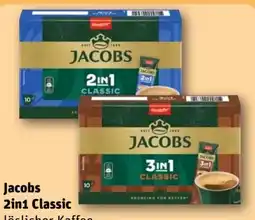 REWE Jacobs Kaffeesticks Classic 2in1 Angebot