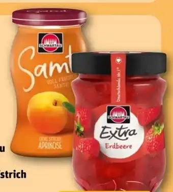 REWE Schwartau Konfitüre Extra Erdbeere Angebot