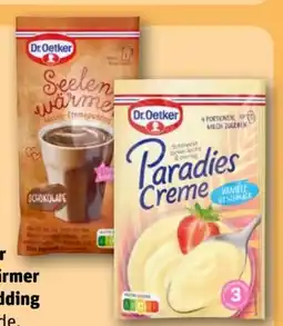 REWE Dr. Oetker Seelenwärmer Cremepudding Schokolade Angebot