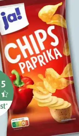 REWE ja! Paprika Chips Angebot