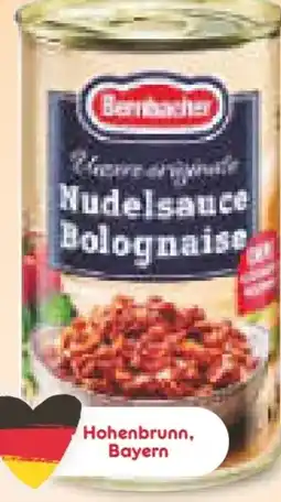 Netto Marken-Discount Bernbacher Unsere originale Nudelsauce Bolognaise Angebot