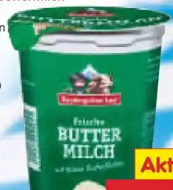 Netto Marken-Discount Berchtesgadener Land Frische Buttermilch Angebot