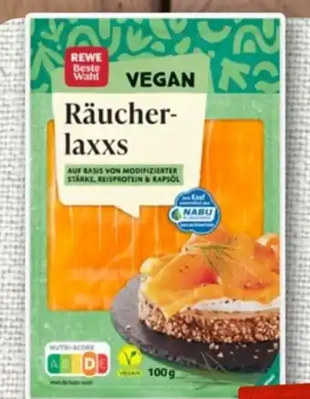 nahkauf Rewe Beste Wahl Räucherlaxxs vegan Angebot