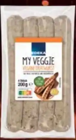 E-Center Edeka My Veggie Vegane Bratwurst Angebot