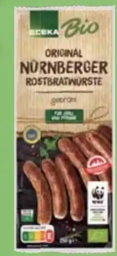 E-Center Edeka Bio Original Nürnberger Rostbratwürste Angebot