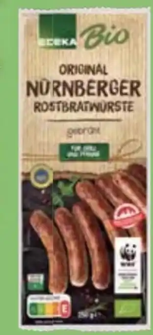 E-Center Edeka Bio Original Nürnberger Rostbratwürste Angebot