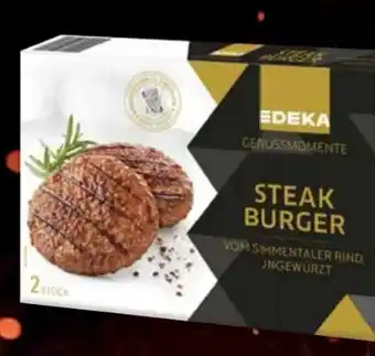 E-Center Edeka Genussmomente Simmentaler Steak Burger Angebot