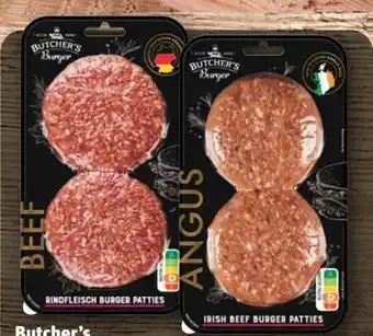 REWE Butcher’s Burger Angus Irish Beef Patties Angebot