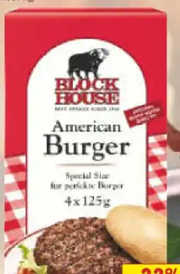 Netto Marken-Discount Block House American Burger Patties Angebot