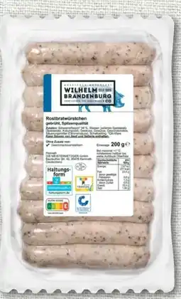 nahkauf Metzgerei Wilhelm Brandenburg Rostbratwürstchen Angebot
