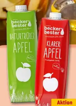 REWE Center Mein Becker's Bester Naturtrüber Apfelsaft Angebot