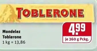 REWE Center Mondelez Toblerone 360g Angebot