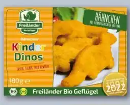 REWE Center Freiländer Bio Geflügel Hänchen Kinder Dinos Angebot