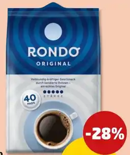 PENNY Röstfein Rondo Original Kaffeepads Angebot
