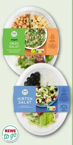 REWE Rewe to go Salatschale Orzo Vegan Angebot