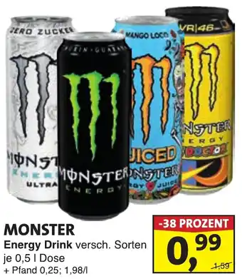 Lösch Depot MONSTER Energy Drink Angebot