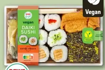 REWE Rewe to go Sushi Daiki Vegan Angebot