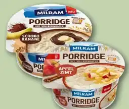REWE Milram Porridge Schoko Banane Angebot