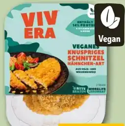 REWE Vivera Veganes Knusprige Schnitzel Hähnchen-Art Angebot