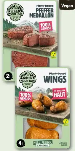 REWE The Green Mountain Plant-based Pfeffer Medaillons Angebot