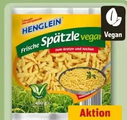 REWE Henglein Vegane Spätzle Angebot