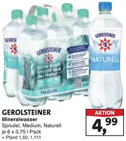 Lösch Depot GEROLSTEINER Mineralwasser Angebot