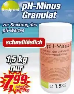 Posten Börse Bestpool PH-Minus Granulat Angebot