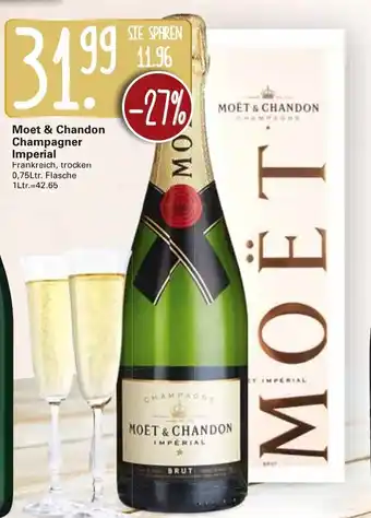 WEZ Moet & Chanden Champagner Imperial 0,75L Angebot