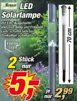 Posten Börse KYNAST LED Solarlampe Angebot