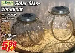 Posten Börse KYNAST Solar Glas Windlicht Angebot