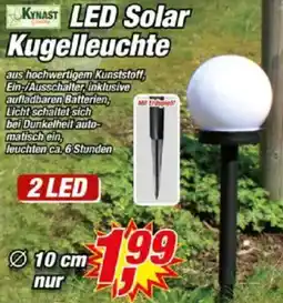 Posten Börse KYNAST LED Solar Kugelleuchte Angebot