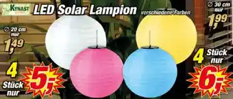 Posten Börse KYNAST LED Solar Lampion Angebot