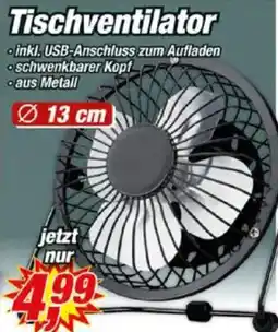 Posten Börse Tischventilator Angebot