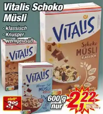 Posten Börse Vitalis Schoko Müsli Angebot