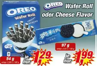 Posten Börse OREO Wafer Roll oder Cheese Flavor Angebot