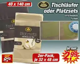 Posten Börse Gözze Tischläufer oder Platzsets Angebot