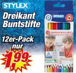 Posten Börse STYLEX Dreikant Buntstifte Angebot