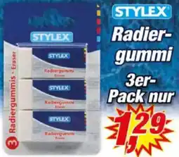 Posten Börse STYLEX Radiergummi Angebot