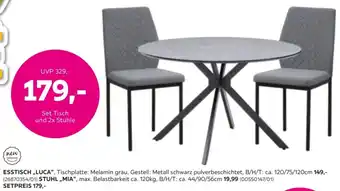 Mömax Set Tisch und 2x Stühle Angebot
