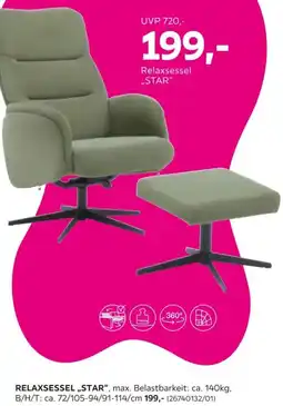 Mömax Relaxsessel „STAR" Angebot