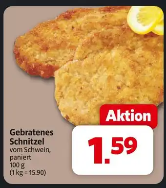 Markant Gebratenes schnitzel Angebot
