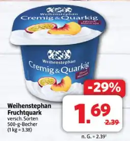 Markant Weihenstephan fruchtquark Angebot