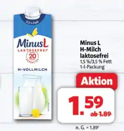 Markant Minus l h-milch laktosefrei Angebot